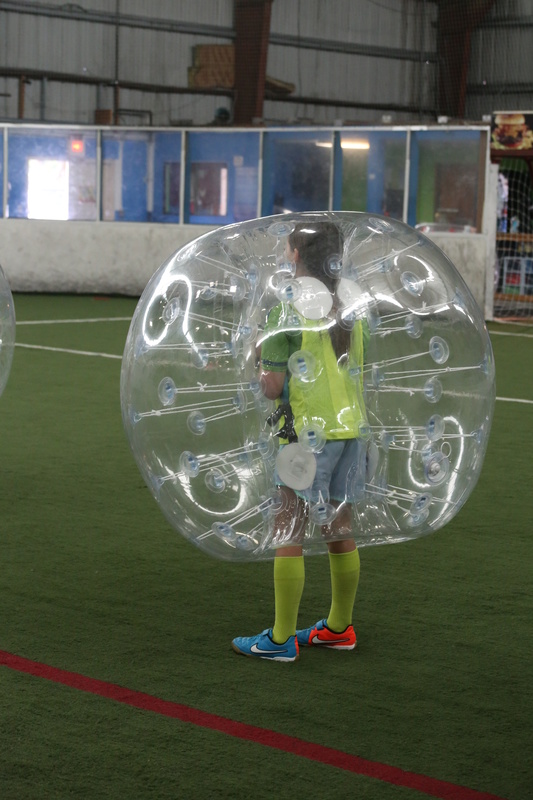  Lucy in Bubble Soccer