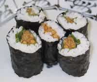 Cut Sushi Roll