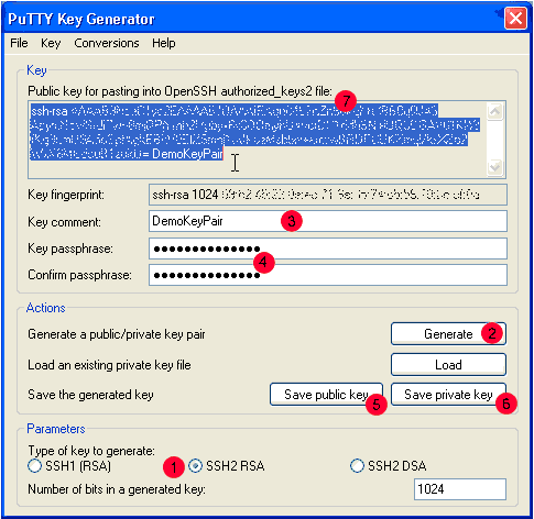 Windows Generate Ssh Public Key Putty